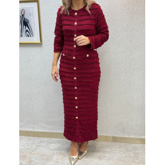 Vestido Milan Burdeos 