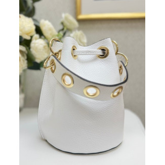 bombonera argollas piel-