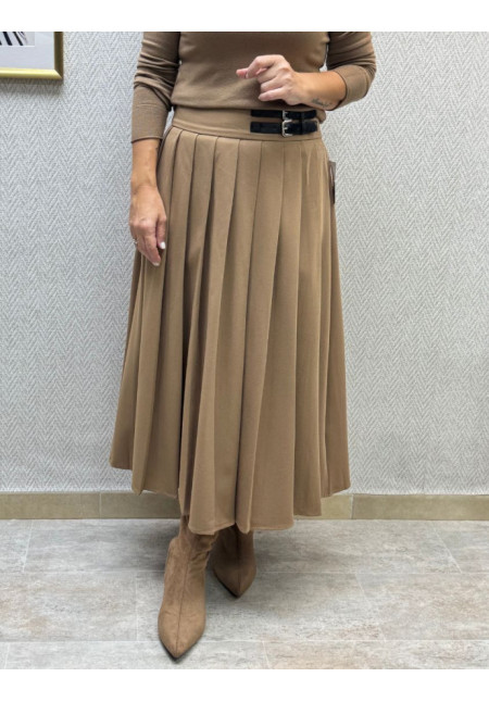 Falda dorae camel