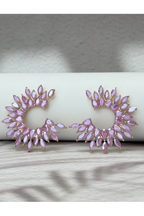 Pendientes aura cristal