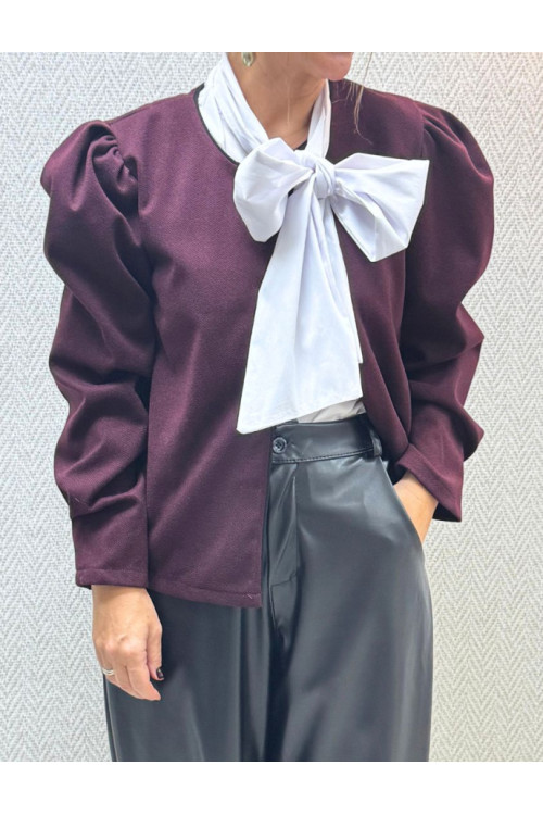 Chaqueta paño botones