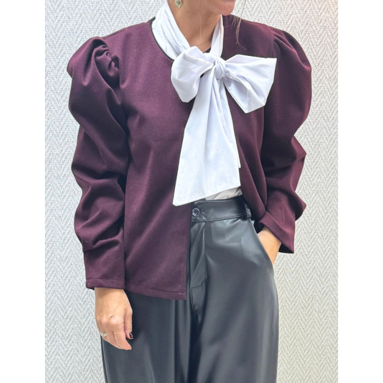 Chaqueta paño botones