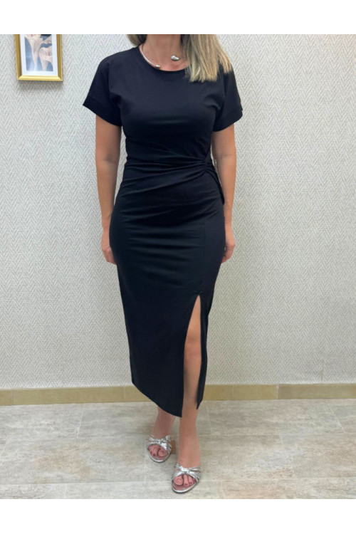 vestido aldodón anudado