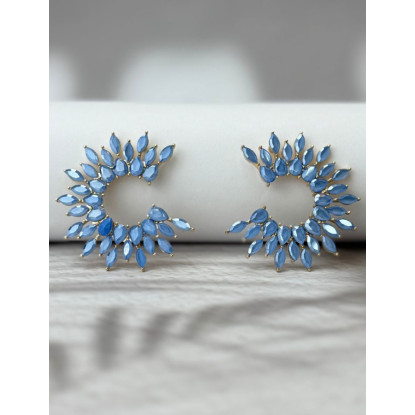 Pendientes aura cristal