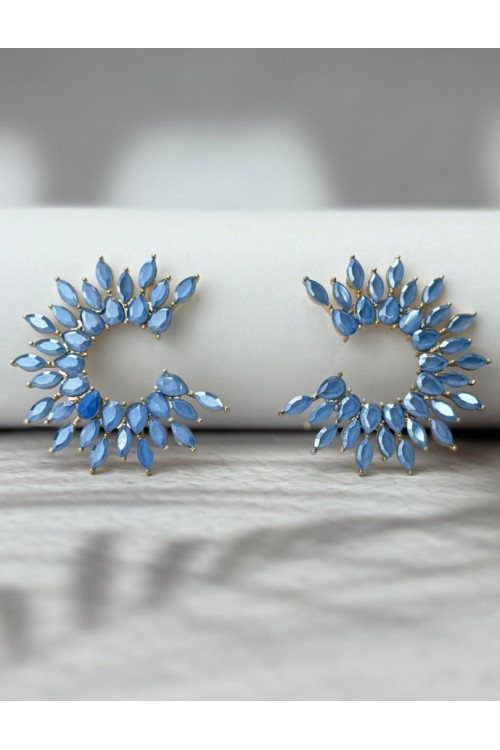 Pendientes aura cristal