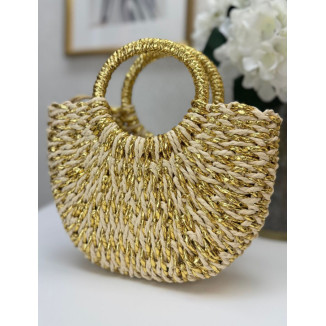 cestita dorada mini