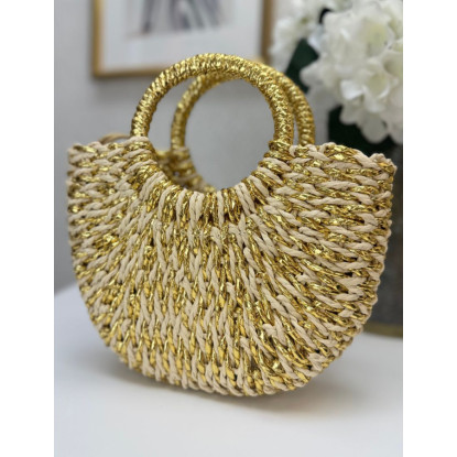 cestita dorada mini