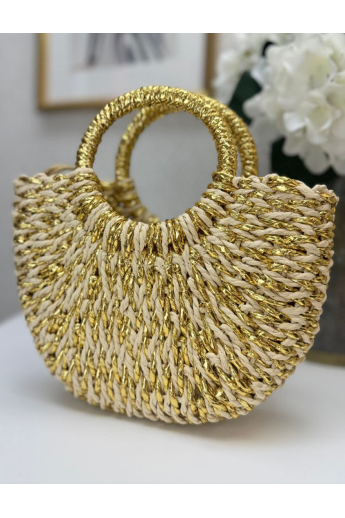 cestita dorada mini