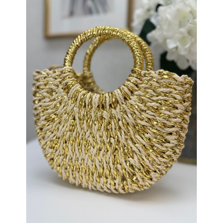 cestita dorada mini
