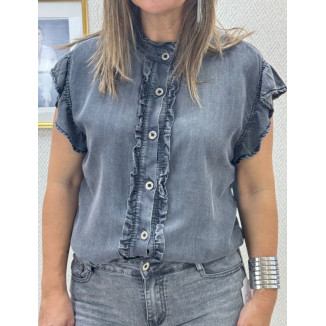 Camisa lavada-