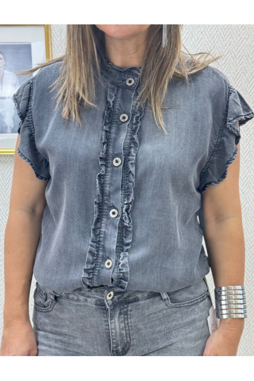 Camisa lavada-