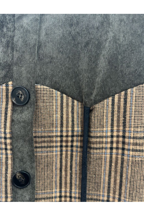 Falda gales mix pana