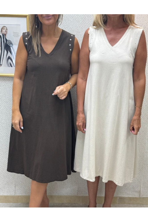 Vestido algodon estrellitas