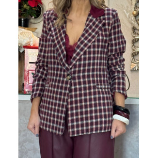 Chaqueta paño cuadros 