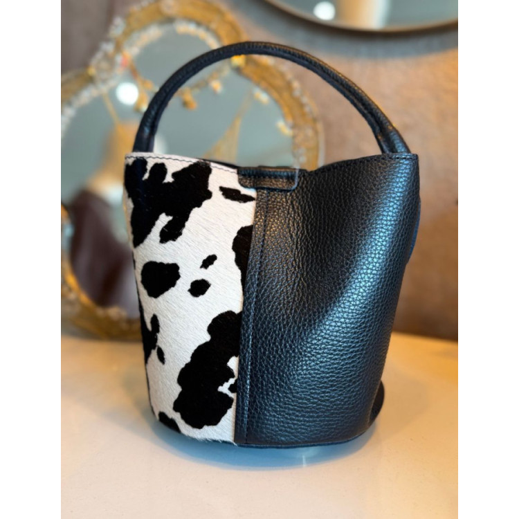 Bombonera potro piel