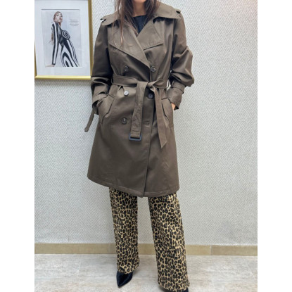 Gabardina basic choco