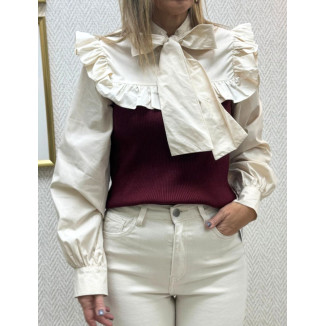 Camisa jersey Burdeos