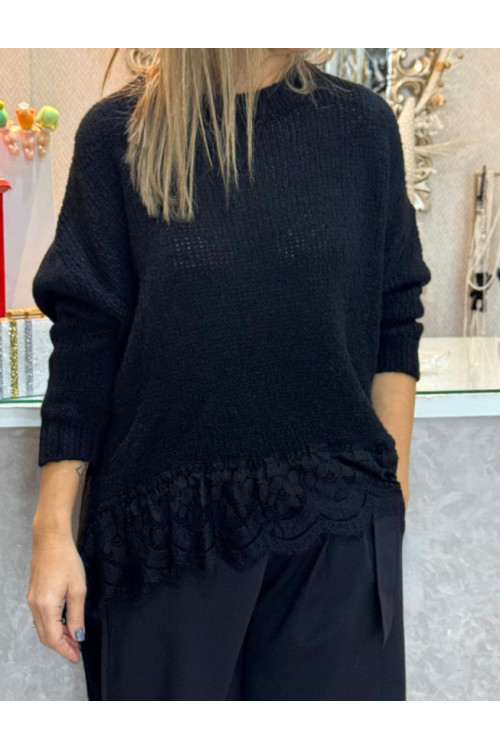 Jersey encaje frontal over