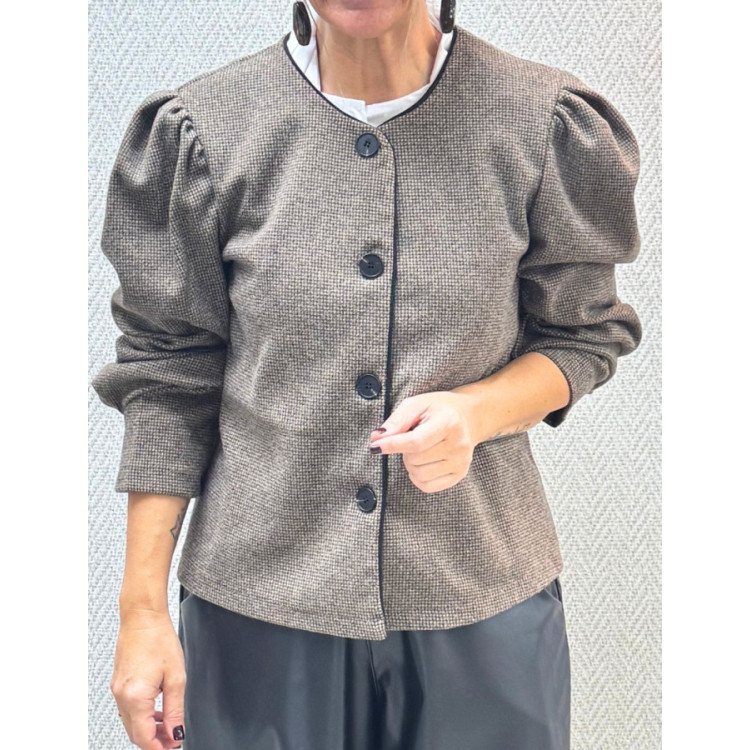 Chaqueta paño botones