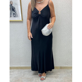 Vestido aro saten