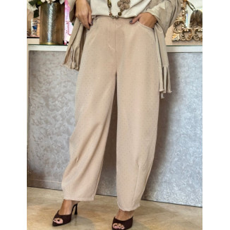 Pantalón globo stras 