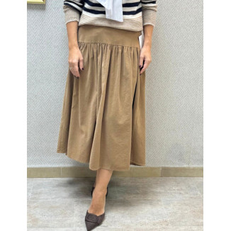 Falda pana fina canesú 