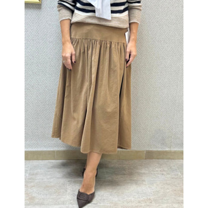 Falda pana fina canesú 