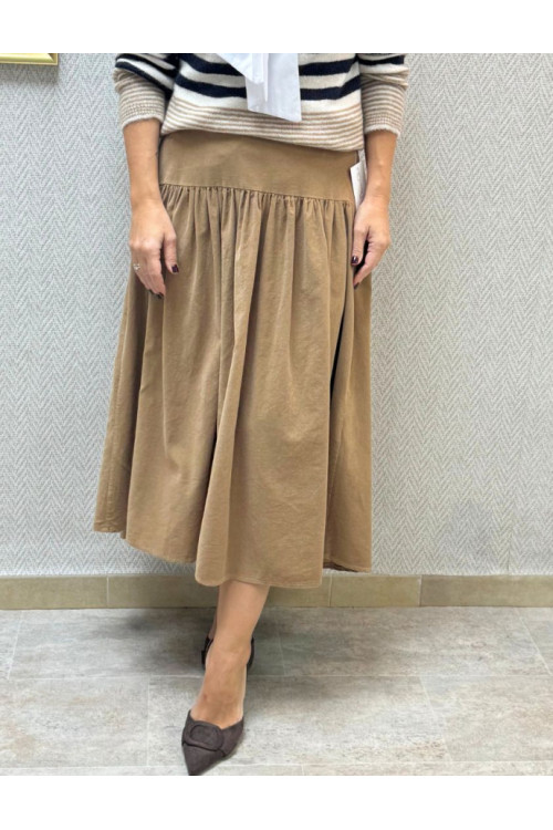 Falda pana fina canesú 