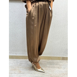 pantalon saten globo