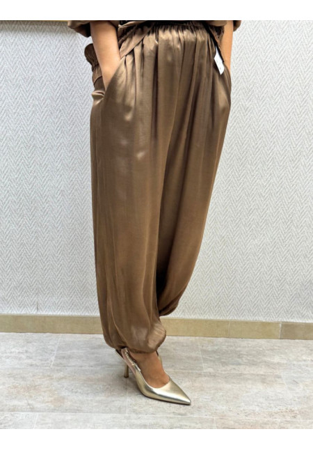 pantalon saten globo