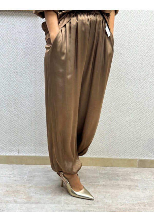 pantalon saten globo