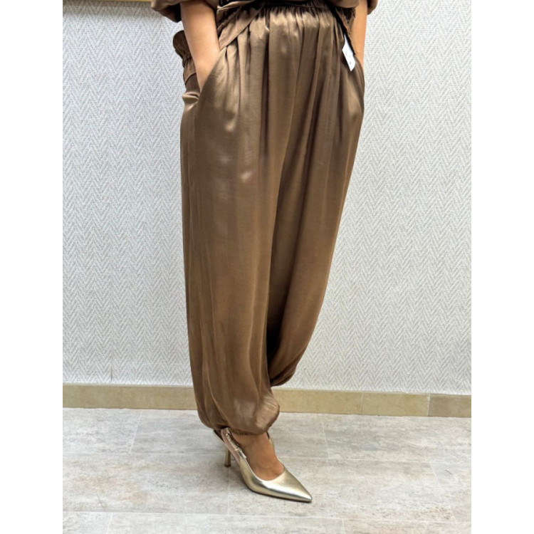 pantalon saten globo
