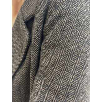 Chaqueta paño gallo encajes