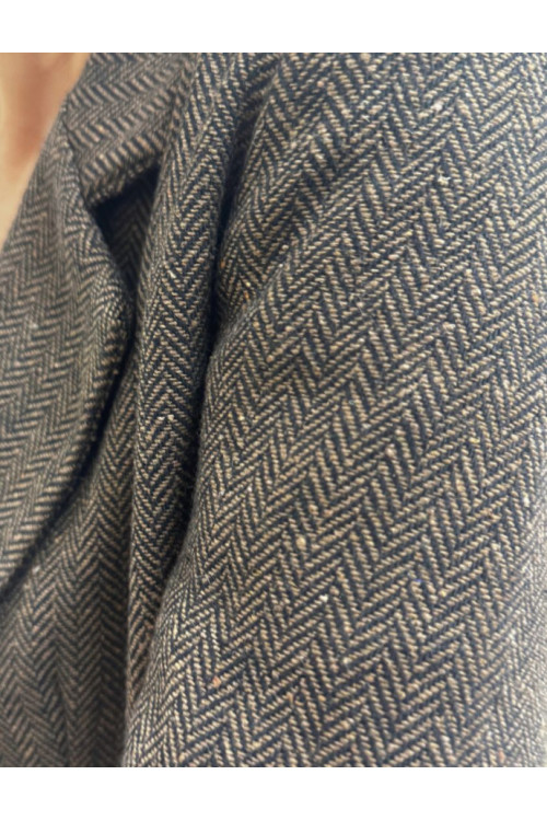 Chaqueta paño gallo encajes