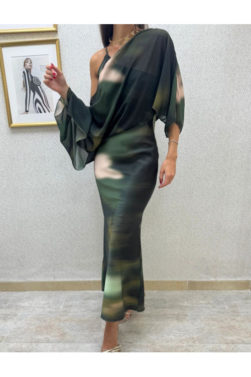 Vestido capa tie dye