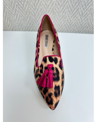 mocasin print fucsia-