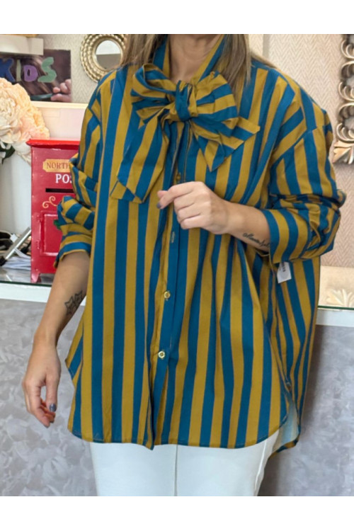 Camisa over rayas lazada