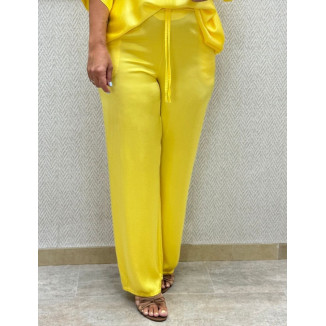 Pantalón maxi saten 