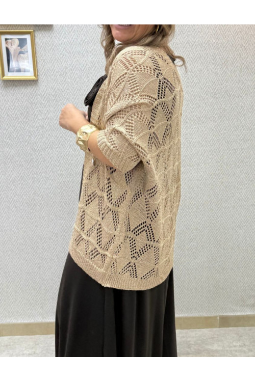 Rebeca lurex larga