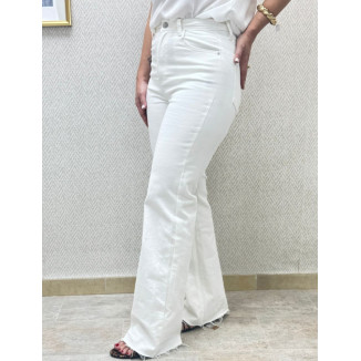wide leg redial blanco