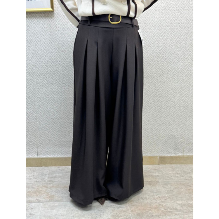 Pantalon alex pinzas choco