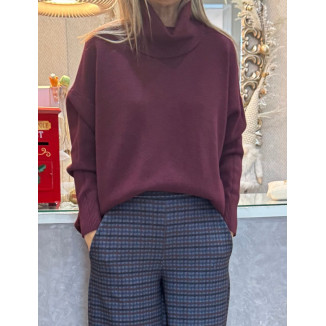 Jersey cuello vuelto grueso