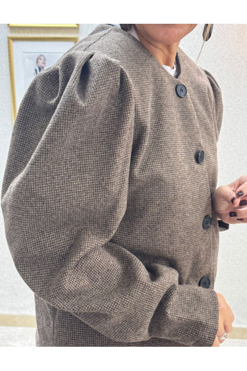 Chaqueta paño botones