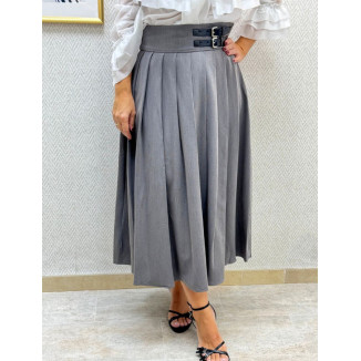 Falda dorae gris