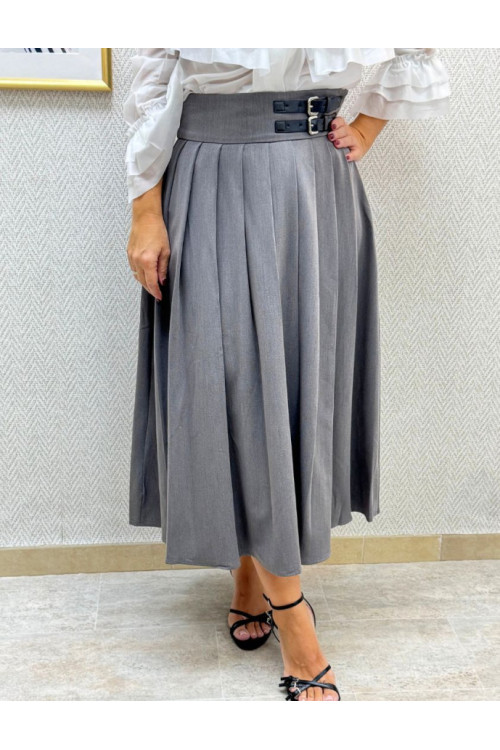 Falda dorae gris