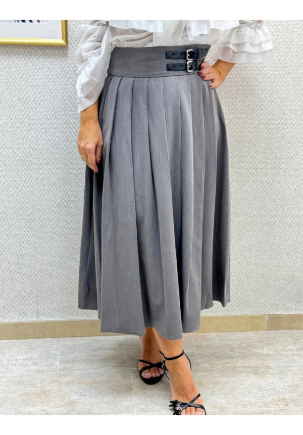 Falda dorae gris