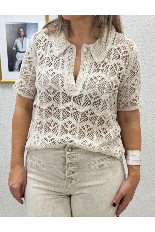 Polera croche-