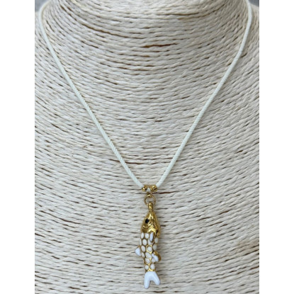 Collar pez blanco Collar pez blanco