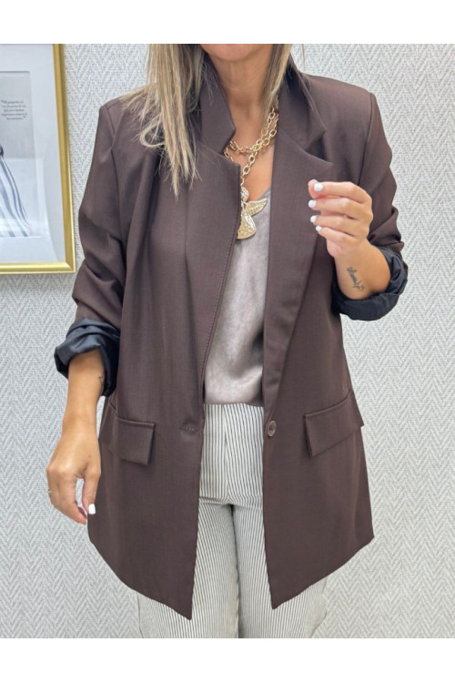 Blazer choco basica