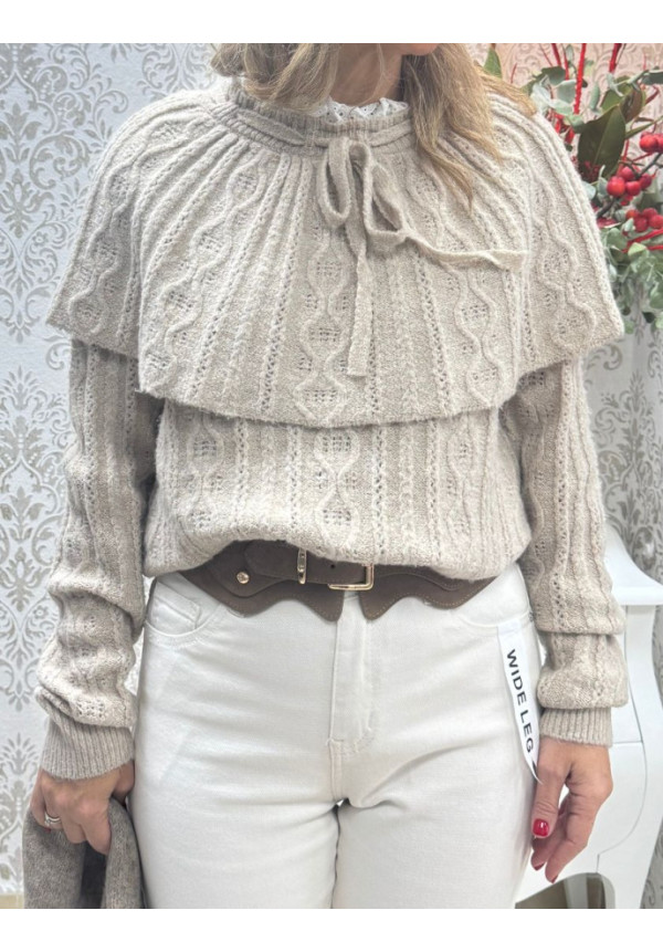 Jersey volante puntilla